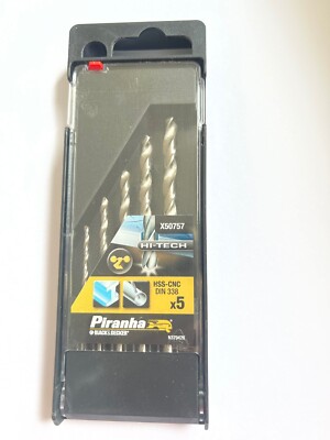 Piranha HI-TECH Metallbohrer 2-6 mm 5-teilig X50757