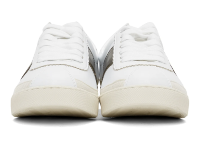 Tom Ford Bannister Leather Sneakers White Brown 10 UK 43 EU  display picture 2