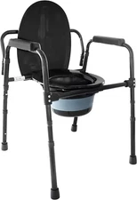Pepe - 3 in 1 Bedside Commodes for Adults, Adult Potty Chair for Seniors over To