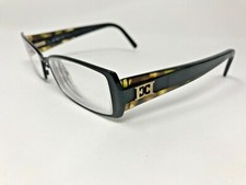 ESCADA Eyeglasses Frame VES709 0530 53-14-140 Polished Black/Brown XN59