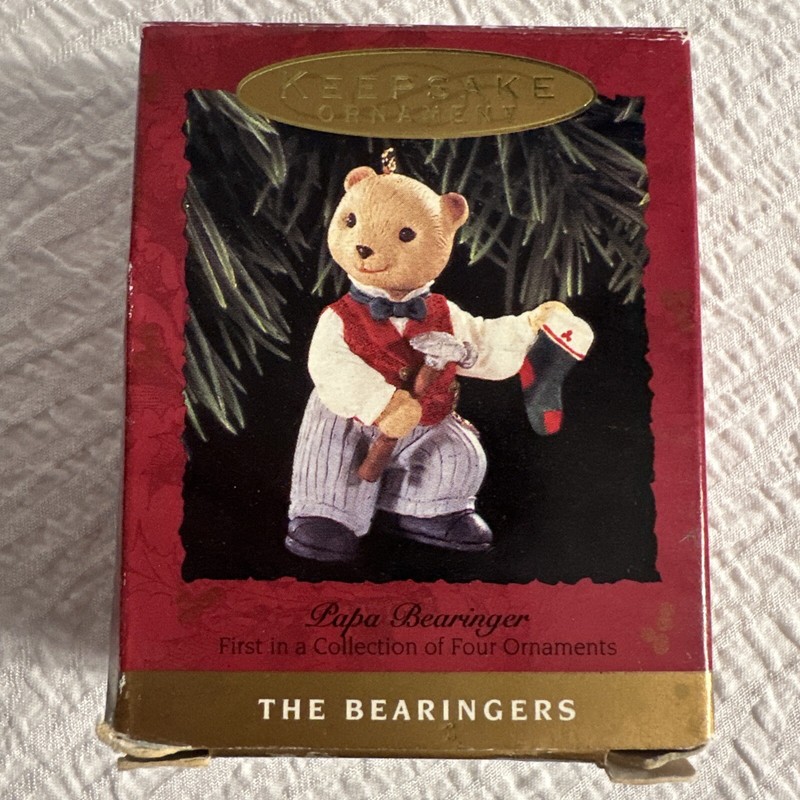 Hallmark Keepsake Papa Bearinger #1 The Bearingers 1993 Christmas Ornament