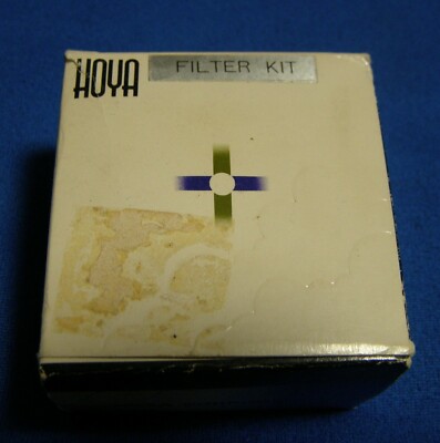 Vintage Hoya 52.0s Filter Kit For 35mm Cameras 52mm Lens PL +4 Skylight (1B)