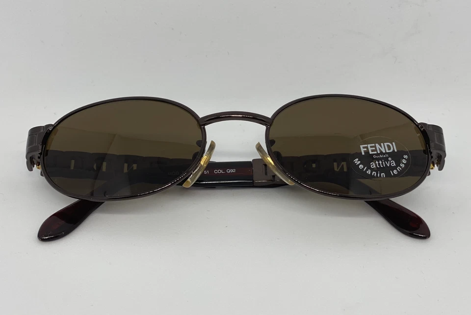 Gafas de sol FENDI de colección raras modelo 7123 color bronce lente marrón  Foto 4 de 4