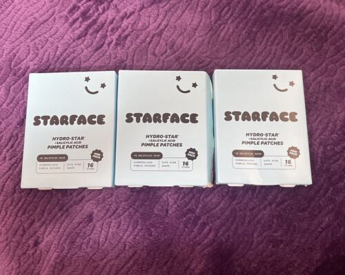 Lot de 3 - Starface HYDRO-STARS + PATCH BOUTON ACIDE SALICYLIQUE (16 ÉTOILES chaque paquet) - Photo 1 sur 2