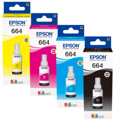 Original Epson 664 Druckerpatrone Tintenpatrone C13T66 EcoTank 2500 - 16500