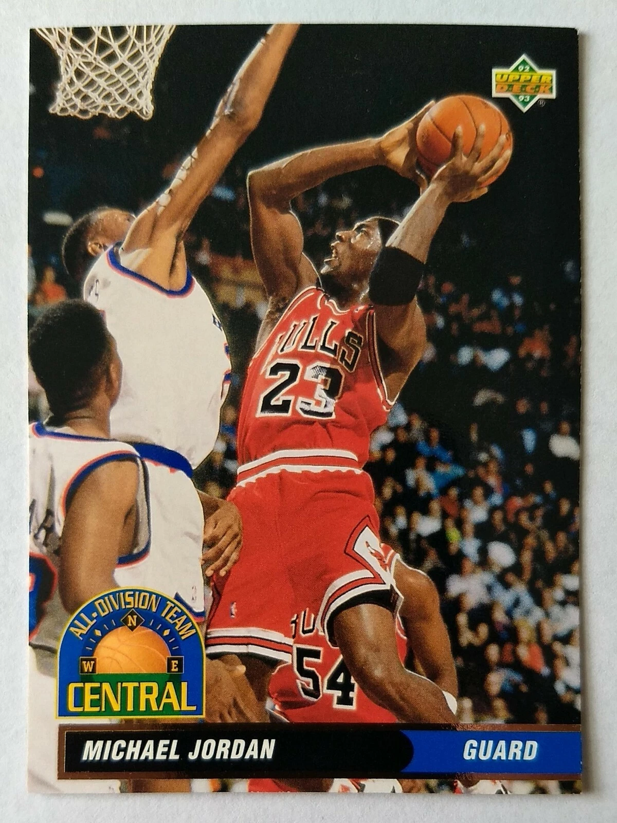 MICHAEL JORDAN, 1992-93 UPPER DECK ALL-DIVISION TEAM #AD9