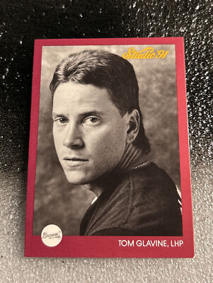 1991 Leaf Studio Tom Glavine Braves #145