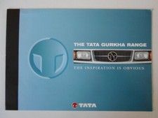 TATA GURKHA Range orig 1996 UK Mkt Sales Brochure