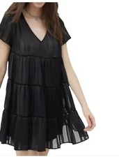 Urban Outfitters Baby Doll Mini Chiffon Dress Size S