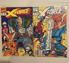 X-force Comics Books , Volume 1 & 4 In Very Good Condition