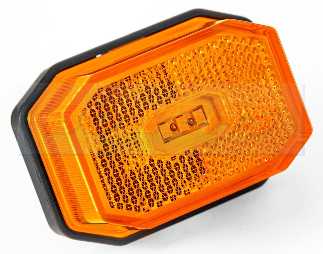 Amber LED Side Marker Light Lamp For Ifor Williams Brian James Trailer As Aspock
