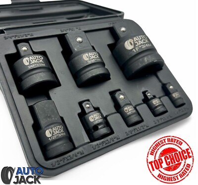 Autojack Schlagschrauber Buchse Adapter Reduzierstück Set 1/4'''' 3/8'''' 1/2'''' 3/4'''' 1'''' Buchse auf Stecker