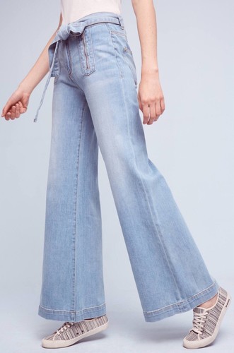 NEW Pilcro Palazzo Jeans High Rise 