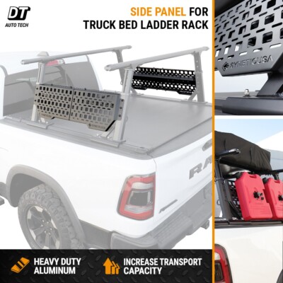 MOLLE PANEL x 2pcs Stainless Steel for Truck Bed Rack Organization off-road