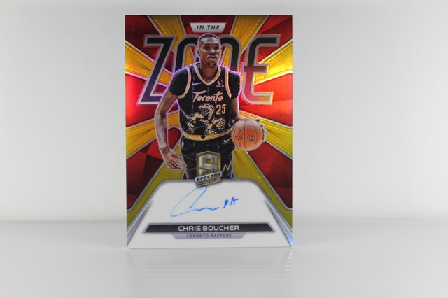 2021-22 PANINI IN THE ZONE TORONTO RAPTORS /10 AUTO CHRIS BOUCHER #ITZ-CBO (BB2)