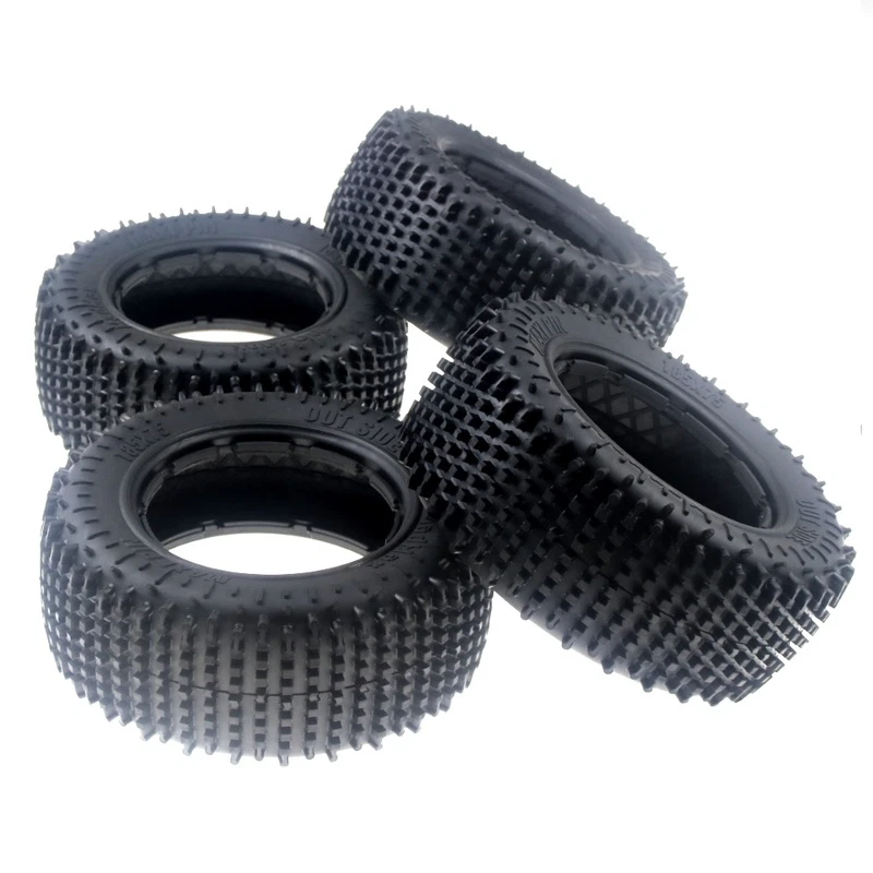 Kleiner Spikereifen 185*75 für 1/5 HPI LOSI RV KM DBXL rc Autoteile - Bild 2 von 4