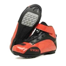 Men's and Women's   Fall Casual Flat Motorcycle Shoes Mountain Bike Boots