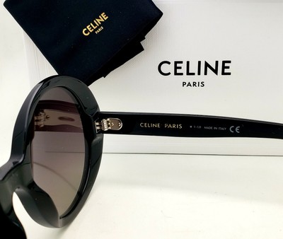 New CELINE Sunglasses CL40065I 01F 57-20 Shiny Black Frame  display picture 3