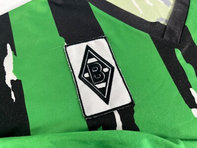 Signed BORUSSIA MONCHENGLADBACH 1994/95 ASICS Football Shirt 2XL