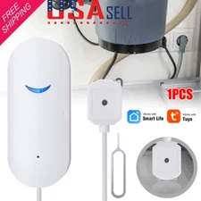 Tuya WIFI Water Leak Sensor Detector Flood Overflow Leakage Alert Alexa Google 
