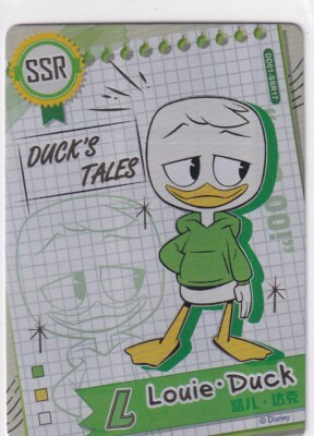 Disney Card Fun 2024 Duck's Tales DD01-SSR17 Louie Duck