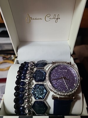 Jessica Carlyle QUARTZ watch/bracelets set