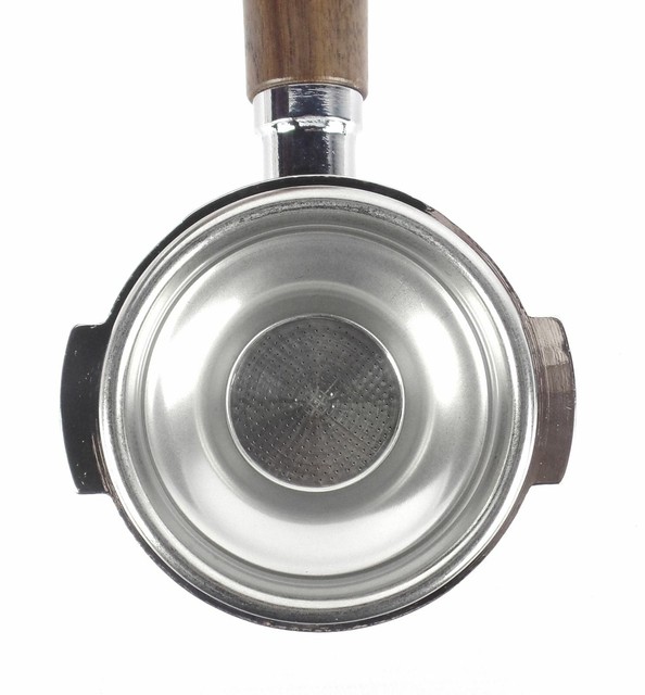 GRIMAC Portafilter Coffee Espresso Machine Walnut Handle 1 Spout, 7g