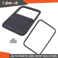 Labwork 30"W x 20"H RV Horizontal Slide Window with Net Screen and Trim Ring