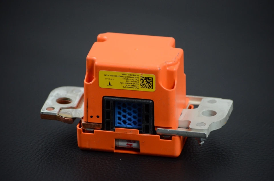 Tesla Model X 2016-2021 2.366 AMP Pyro batería fusible desconexión OEM probado Foto 2 de 4