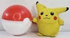 1999 Burger King Pokemon Poke Ball Pikachu Plush Toy Figure - Very Clean