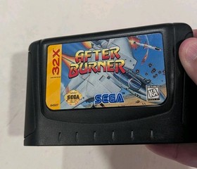 Vintage Sega After Burner (Sega 32X Genesis) Cartridge, Tested Video Game