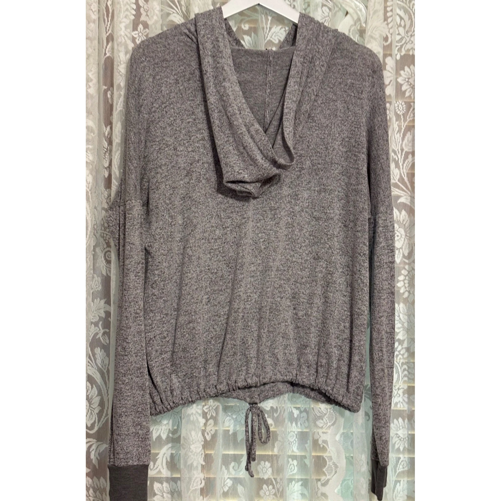 VETEMENTS Sonoma felpa con cappuccio coulisse pullover leggero tempo libero top grigio medio us intime ottimeioni