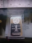 (1) 1 Troy oz .999 Fine Silver Bar, Walking Liberty Design. Made In USA.