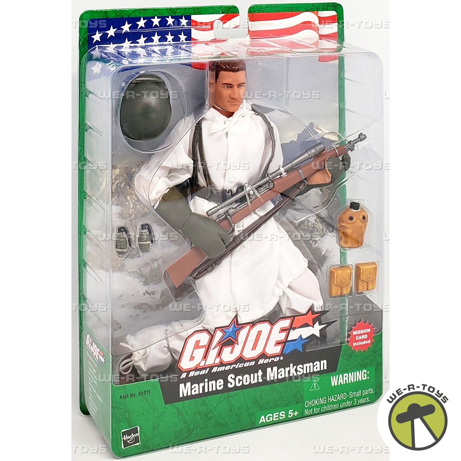 G.I. Joe A Real American Hero Marine Scout Marksman 12"" Action Figure Hasbro
