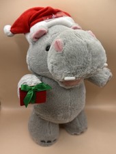 New 2025 Hallmark Singing Gray Hippo Plush Si...