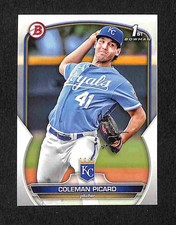 2023 Bowman Draft - Coleman Picard 1st Bowman #BD-161 Royals Prospect