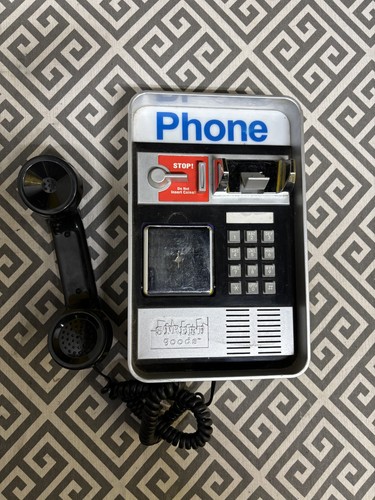Street Wise Retro Pay Phone Wall Telephone Vintage Display Decor Untested