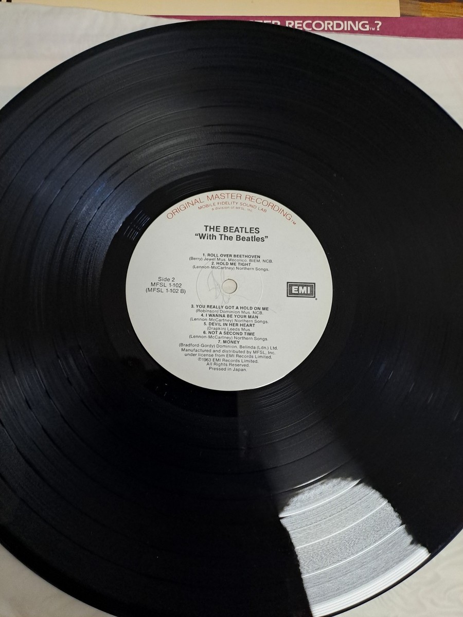 With The Beatles モービル盤　LPレコード　MFSL1-102 The Beatles - With The Beatles. Master Recording, Mobile Fidelity