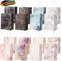 Smivyhp 16 StüCk GeschenktüTen Aus Kraftpapier Mit Henkel | 16 Bunte Kraftpapier