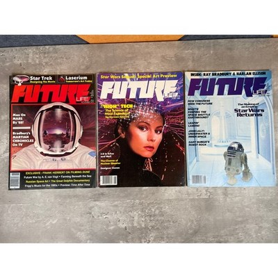 Vintage Future Life Magazine Lot Issues 14 19 20 Star Wars Star Trek 1979 1980