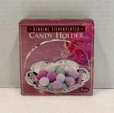 Small Genuins Silverplated Fairfield Candy Holder Plate