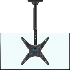 MOUNTUP Ceiling TV Mount for Most 24''- 65'' TVs, Hanging Black 