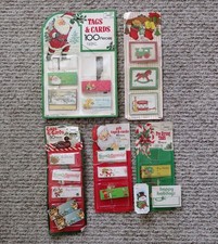 Vintage Christmas Holiday Gift Tags 100+ Lot ...