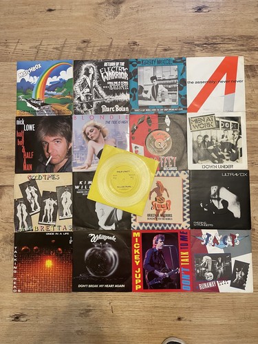 Joblot x 17 Pop/Rock 7" singles 80's VG+ Whitesnake, Stray Cats, Phil Lynott