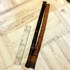 Shakuhachi 1 Shaku 8 Sun Japanese Traditional Musical Instrument 2 pcs Set