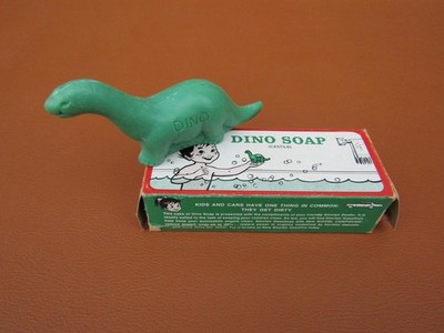 1950's-1960's NOS Original Sinclair Dino Gasoline Advertising Bar of Soap in Box