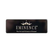 Eminence stainless steel customize Logo Badge 60mm 2.36" X20mm 0.78" Dark Grey