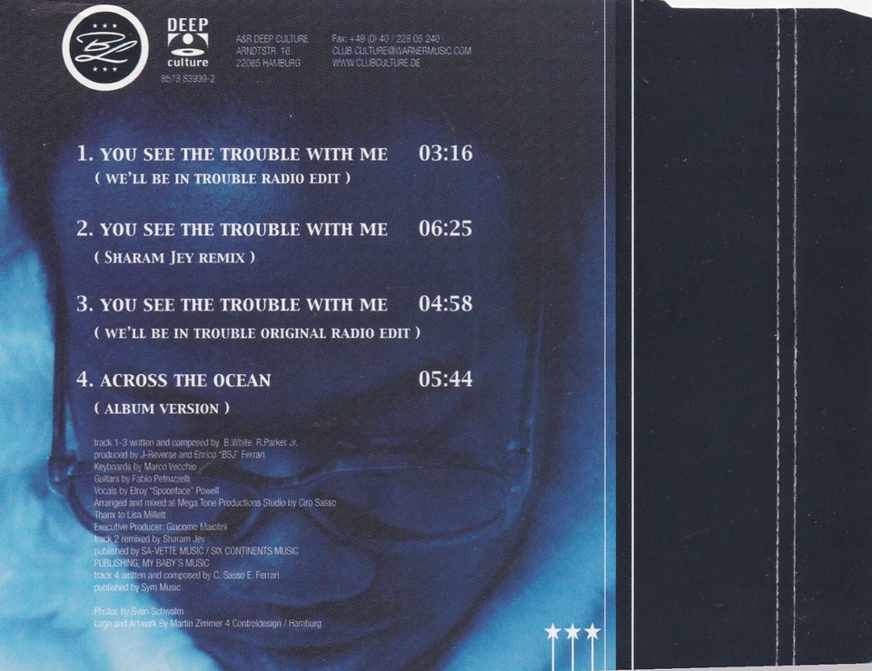Black Legend - You see the trouble with me  (4 Track Maxi CD) - Bild 2 von 2