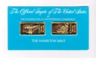 Official Ingots of the USA - ILLINOIS & ALABAMA - 2 OZ 24KT AU on .999 AG