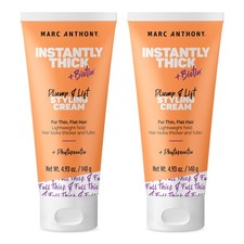 Instantly Thick Styling Hair Cream 2-Pack - Vitamin E Biotin for Thicker,...